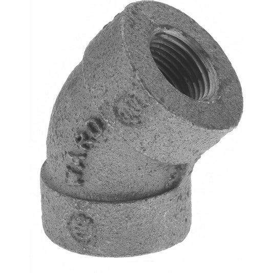 Anvil 0310510409 Black 45 deg Elbow 3/8", Threaded