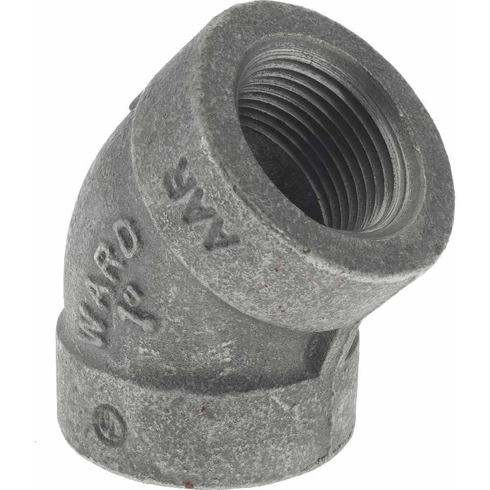 Value Collection B120 25 300# Black 45 &deg Elbow 1", Threaded