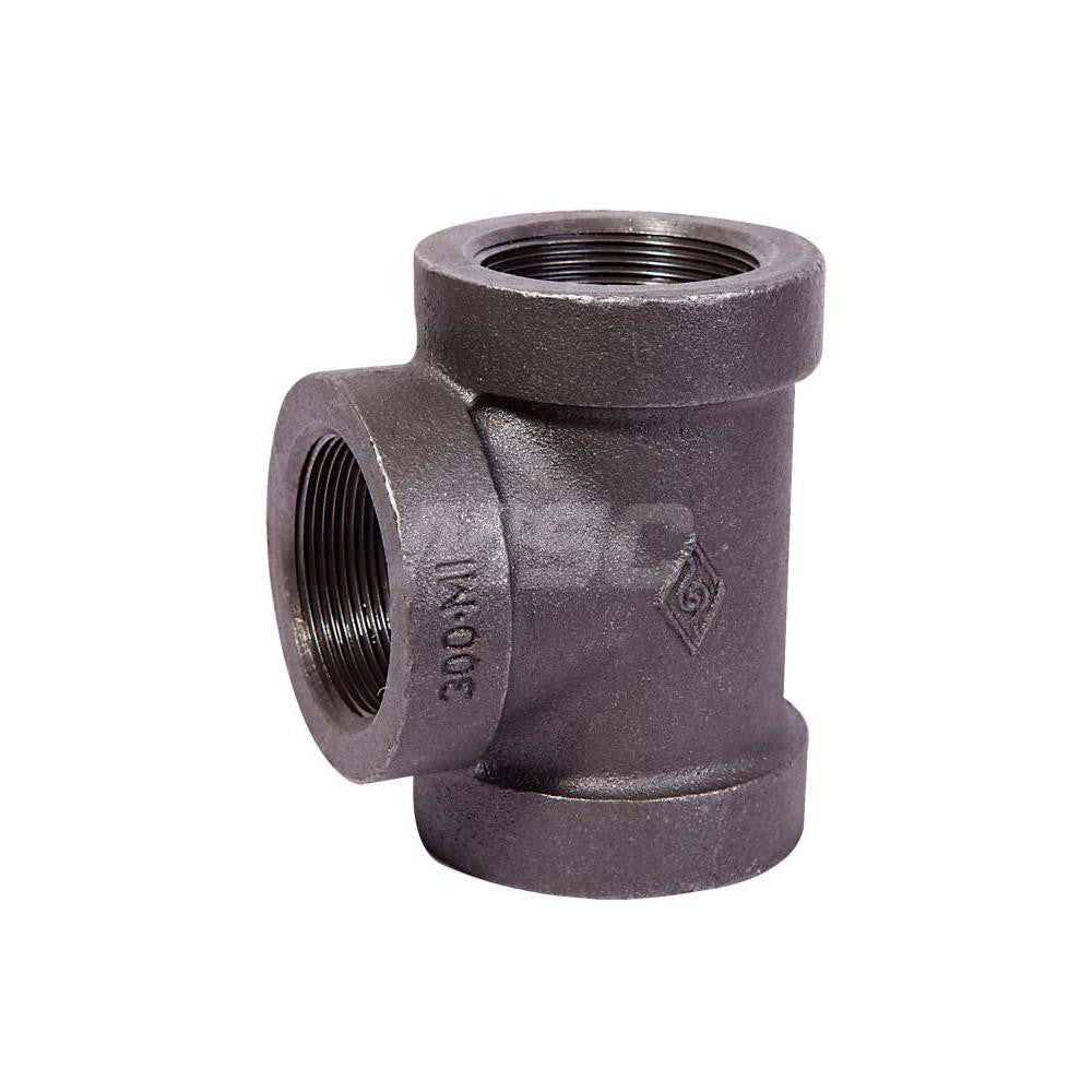 Value Collection B130 10300# Black Tee 3/8", Threaded