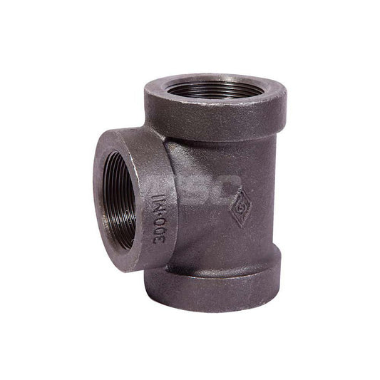 Value Collection B130 10300# Black Tee 3/8", Threaded