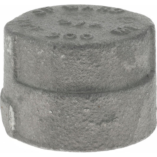 Value Collection B300 20 300# Black End Cap 3/4", Threaded