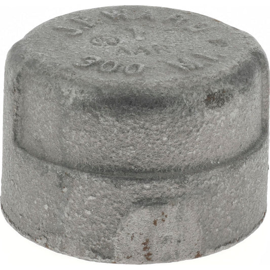 Value Collection B300 25 300# Black End Cap 1", Threaded
