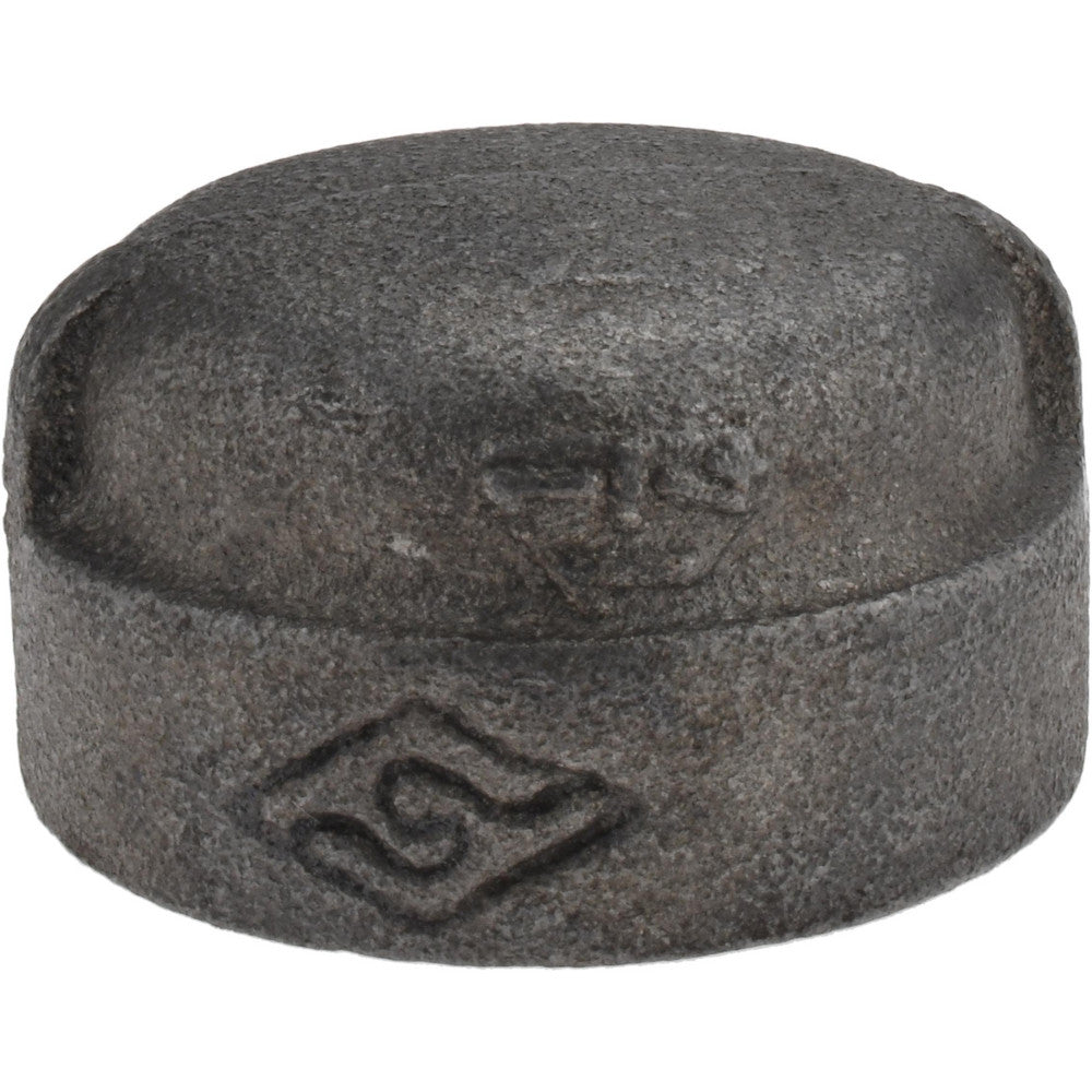 Value Collection B300 32 300# Black End Cap 1-1/4", Threaded