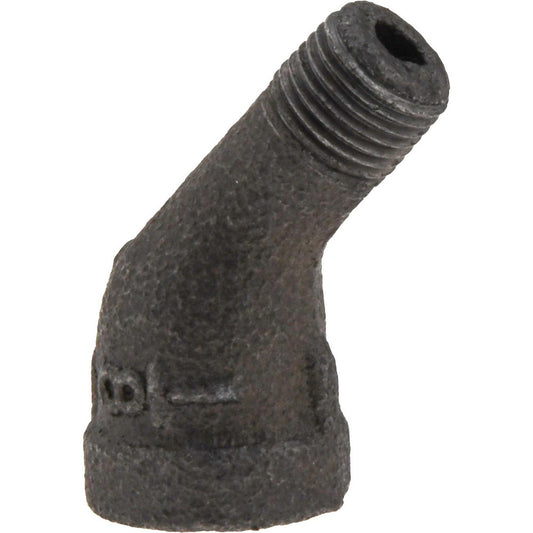 Value Collection B121 6 Black 45 &deg Street Elbow 1/8", Threaded