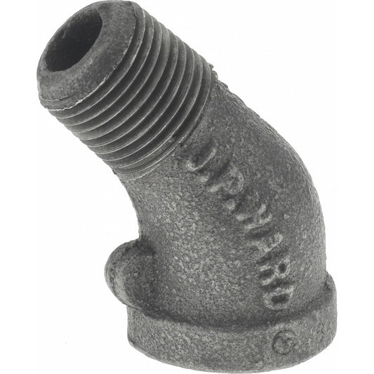 Value Collection B121 10 Black 45 &deg Street Elbow 3/8", Threaded