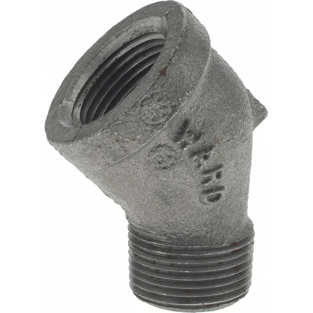 Value Collection B121 20 Black 45 &deg Street Elbow 3/4", Threaded