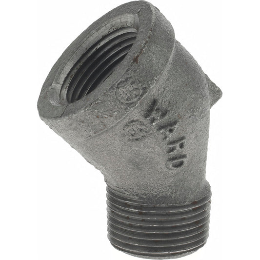 Value Collection B121 20 Black 45 &deg Street Elbow 3/4", Threaded