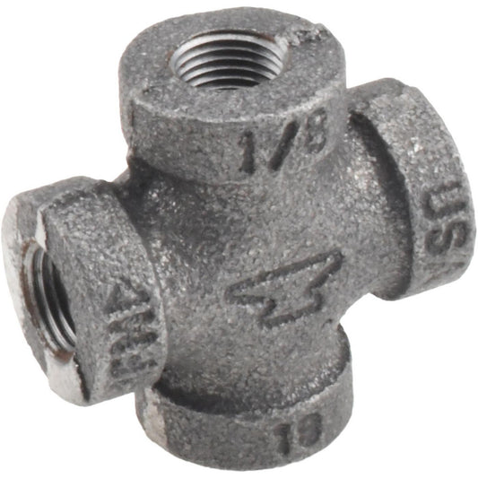 Anvil 0310069208 Black Cross 1/8", Threaded