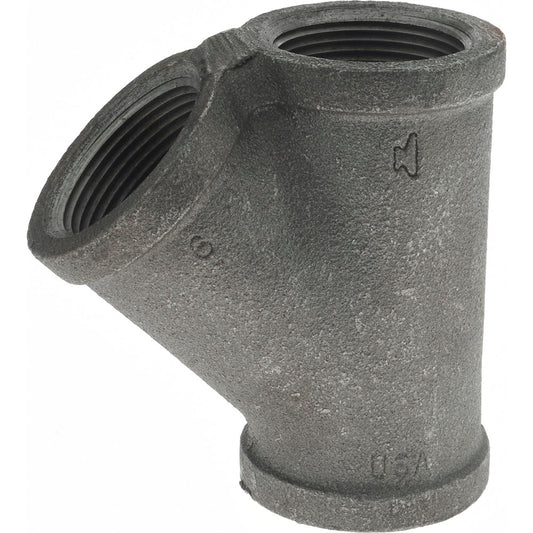 Value Collection B165 32 Black 45 &deg Lateral Y-Branch 1-1/4", Threaded