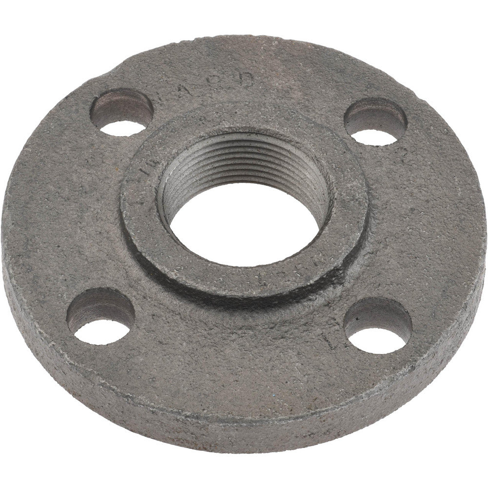 Anvil 0308002401 1-1/4" Pipe, 4-5/8" OD, 13/16" Hub Length, Iron Threaded Pipe Flange