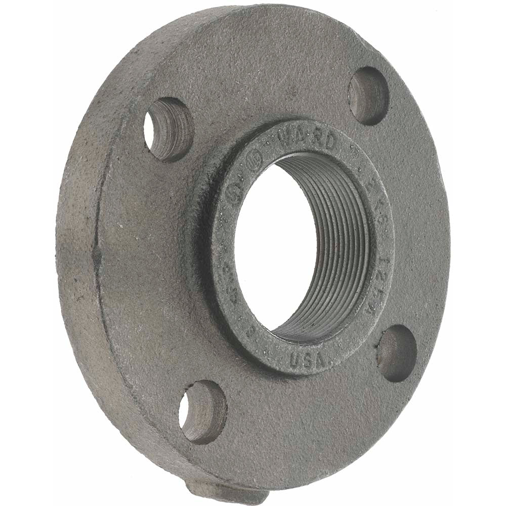 Anvil 0308002807 2" Pipe, 6" OD, 1" Hub Length, Iron Threaded Pipe Flange