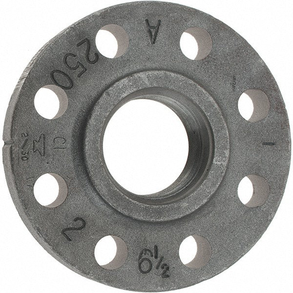 Anvil 0308500305 2" Pipe, 6-1/2" OD, 1-1/4" Hub Length, Iron Threaded Pipe Flange