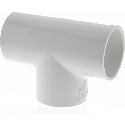 Value Collection 401-015 1-1/2" PVC Plastic Pipe Tee