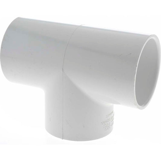 Value Collection 401-020 2" PVC Plastic Pipe Tee
