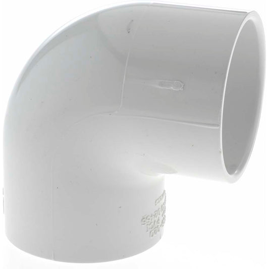 Value Collection 406-020 2" PVC Plastic Pipe 90&deg Elbow