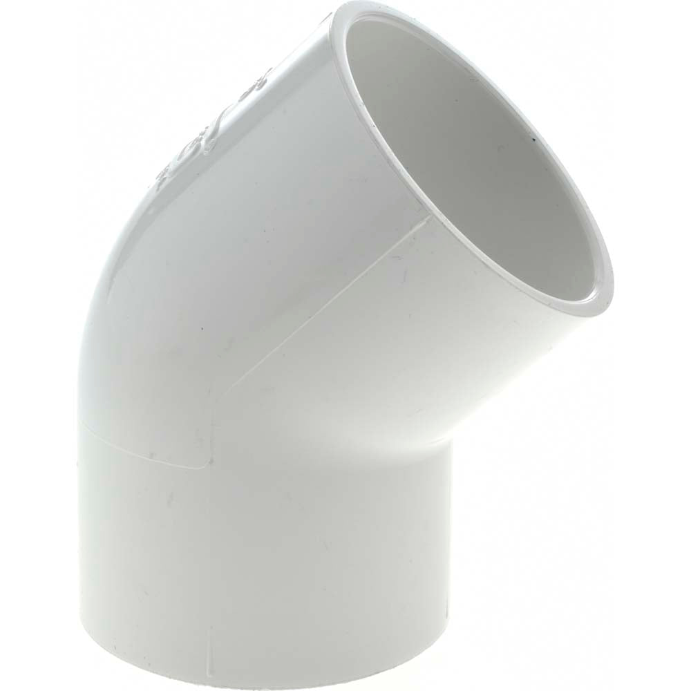 Value Collection 417-020 2" PVC Plastic Pipe 45&deg Elbow