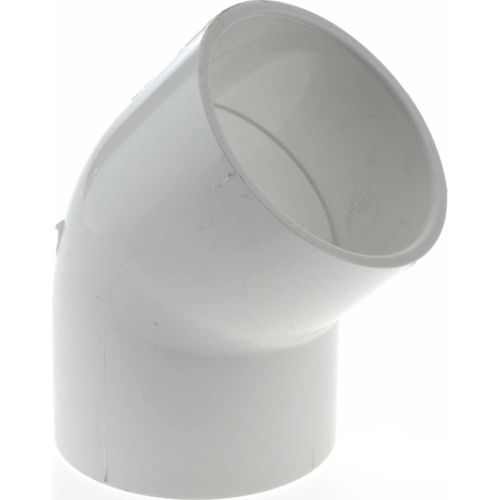Value Collection 417-030 3" PVC Plastic Pipe 45&deg Elbow