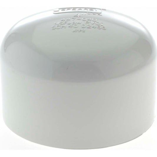 Value Collection 447-040 4" PVC Plastic Pipe End Cap