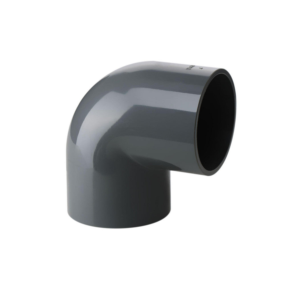 Pro-Source 806-020 2" PVC Plastic Pipe 90&deg Elbow