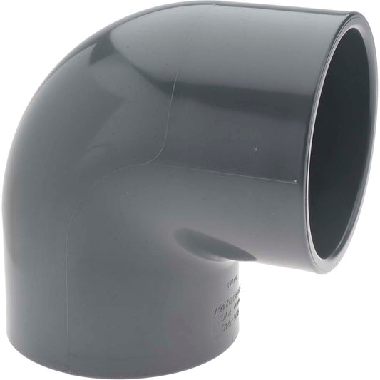 Pro-Source 806-040 4" PVC Plastic Pipe 90&deg Elbow