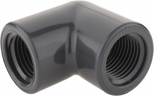 Value Collection 808-005 1/2" PVC Plastic Pipe 90&deg Elbow