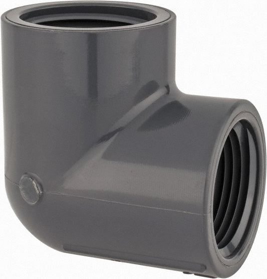 Value Collection 808-010 1" PVC Plastic Pipe 90&deg Elbow