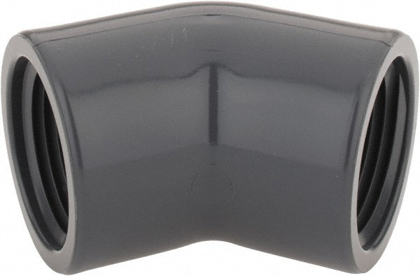Value Collection 819-007 3/4" PVC Plastic Pipe 45&deg Elbow