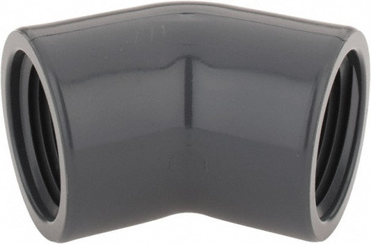 Value Collection 819-007 3/4" PVC Plastic Pipe 45&deg Elbow