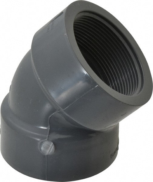 Value Collection 819-020 2" PVC Plastic Pipe 45&deg Elbow