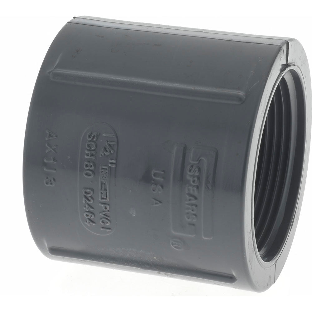 Value Collection 830-015 1-1/2" PVC Plastic Pipe Coupling