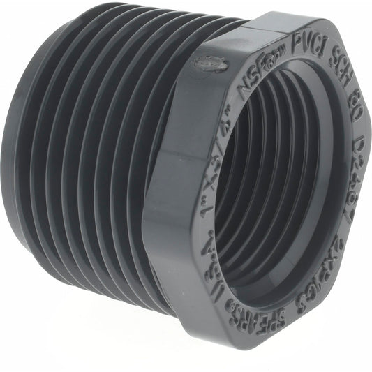 Value Collection 839-131 1 x 3/4" PVC Plastic Pipe Bushing
