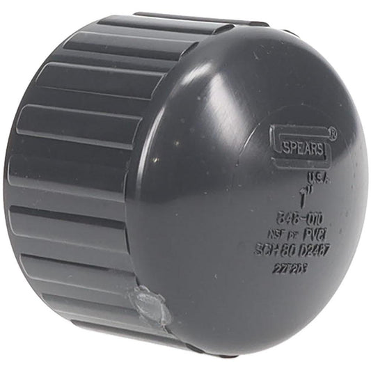 Value Collection 848-010 1" PVC Plastic Pipe End Cap