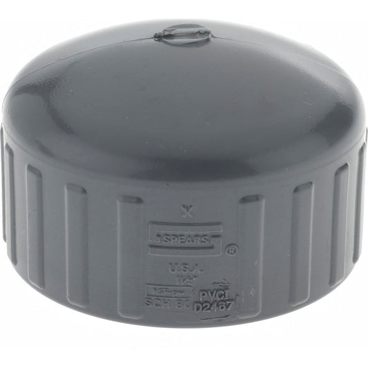 Value Collection 848-015 1-1/2" PVC Plastic Pipe End Cap