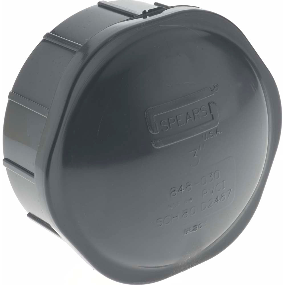 Value Collection 848-030 3" PVC Plastic Pipe End Cap