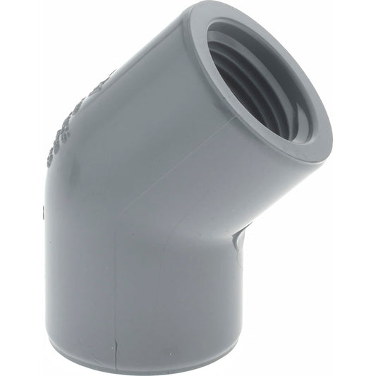 Value Collection 819-005C 1/2" CPVC Plastic Pipe 45&deg Elbow