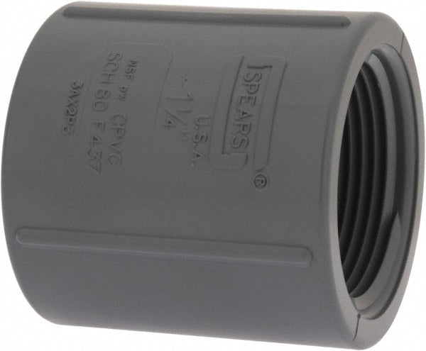 Value Collection 830-012C 1-1/4" CPVC Plastic Pipe Coupling