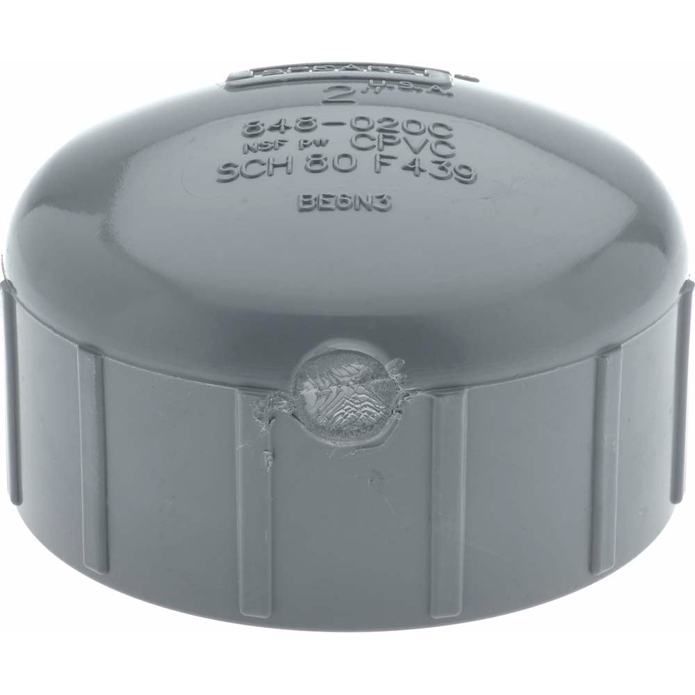Value Collection 848-020C 2" CPVC Plastic Pipe End Cap