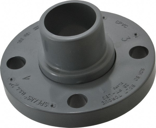 Pro-Source 856-020C 2" CPVC Plastic Pipe Flange (Two Piece)