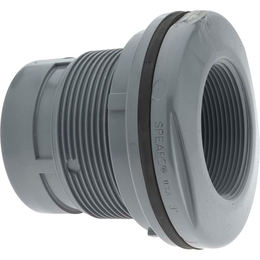 Value Collection 8172-030C 3" CPVC Plastic Pipe Bulkhead Tank Adapter