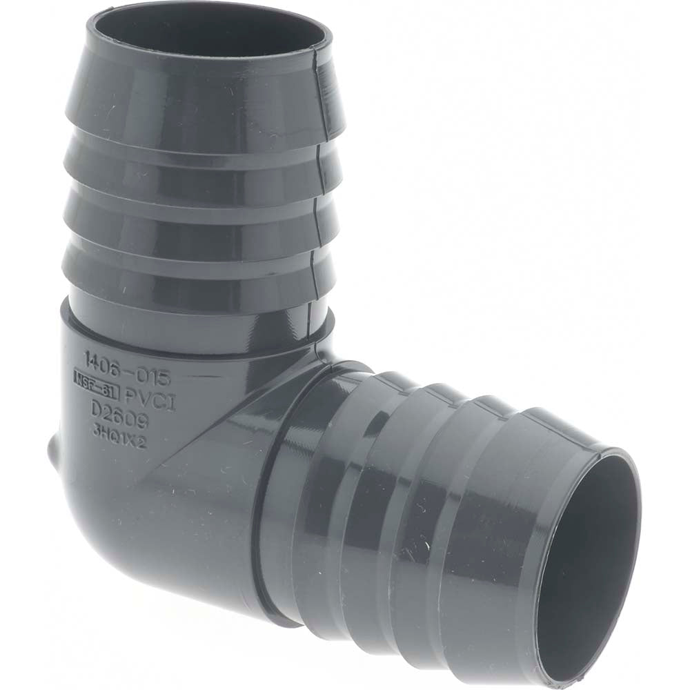 Value Collection 1406-015 Barbed Tube Insert Elbow 1-1/2" Barbs