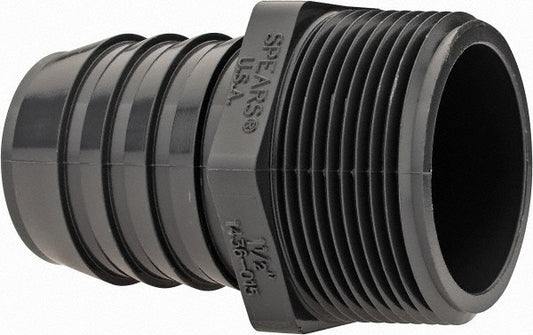 Value Collection 1436-015 Barbed Tube Adapter 1-1/2" Barbs, 1-1/2" MIPT
