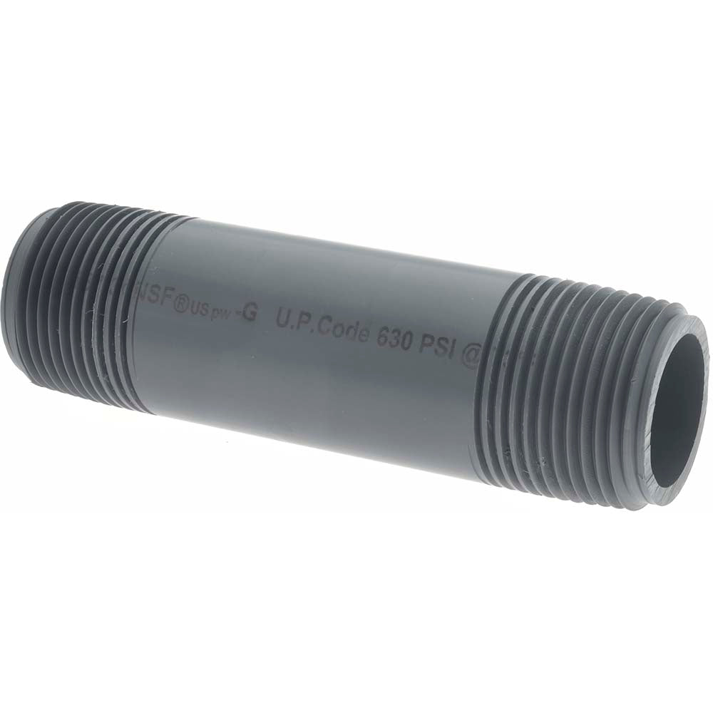 Value Collection 884-045 1" Pipe, 4-1/2" Long PVC Threaded Plastic Pipe Nipple