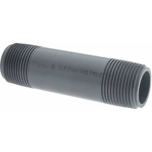 Value Collection 884-045 1" Pipe, 4-1/2" Long PVC Threaded Plastic Pipe Nipple