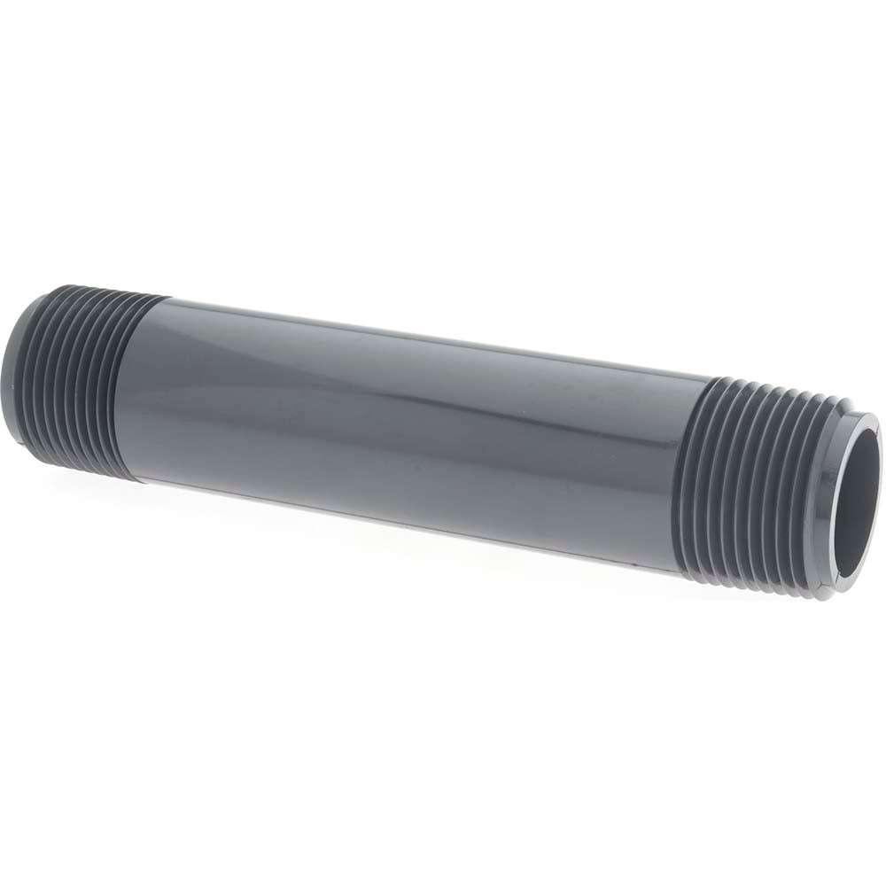 Value Collection 884-060 1" Pipe, 6" Long PVC Threaded Plastic Pipe Nipple