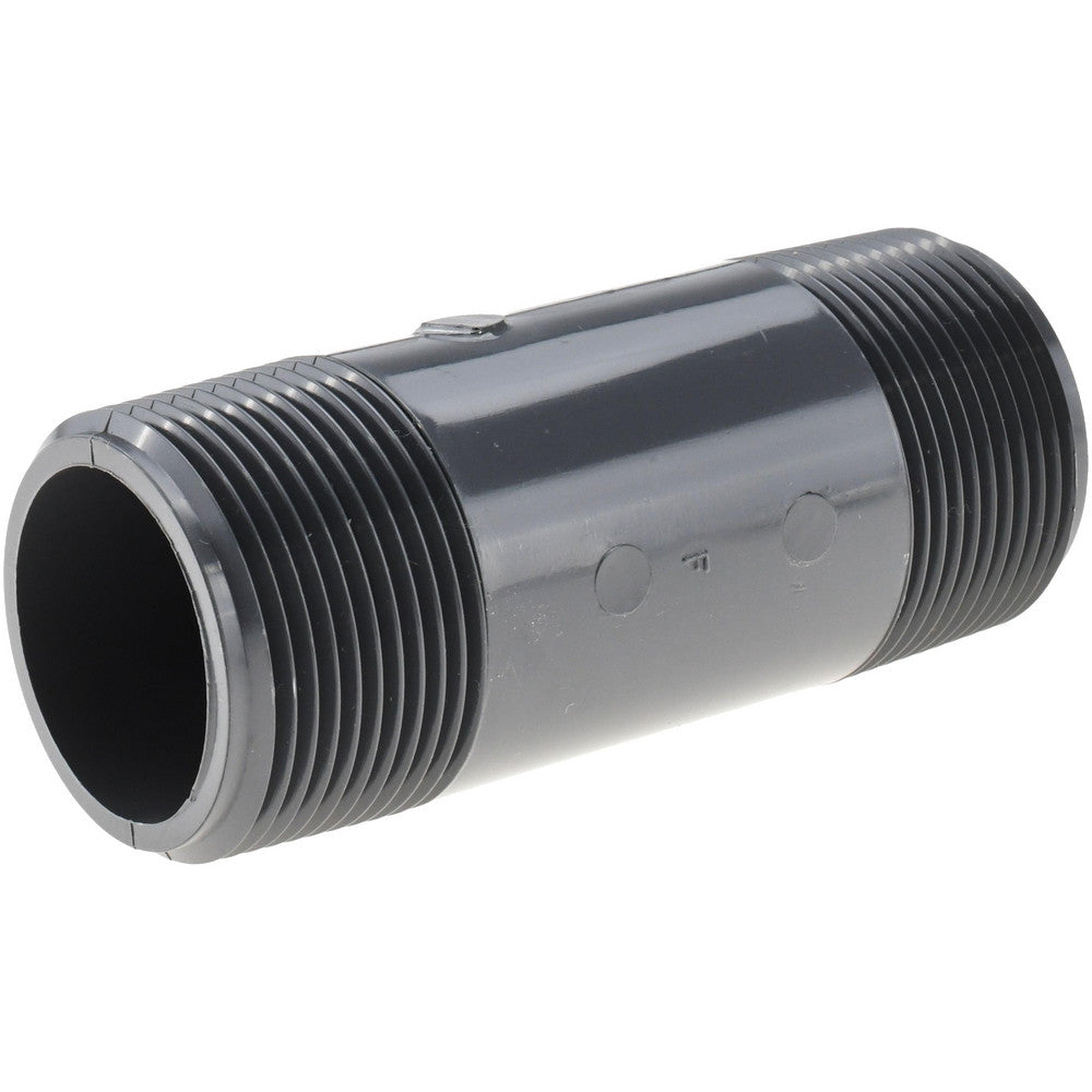 Value Collection 885-040 1-1/4" Pipe, 4" Long PVC Threaded Plastic Pipe Nipple
