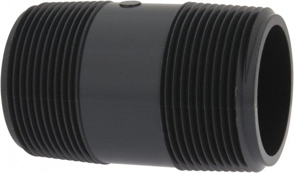 Value Collection 886-030 1-1/2" Pipe, 3" Long PVC Threaded Plastic Pipe Nipple
