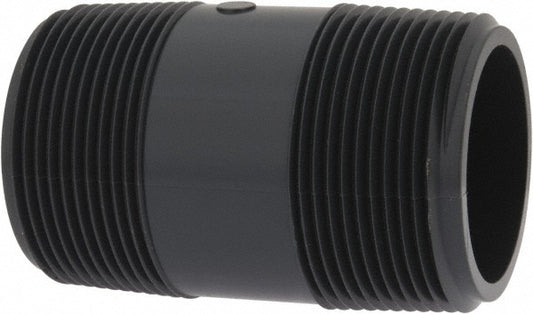 Value Collection 886-030 1-1/2" Pipe, 3" Long PVC Threaded Plastic Pipe Nipple