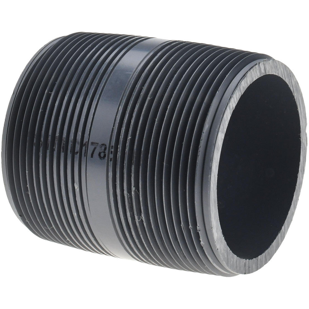 Value Collection 887-025 2" Pipe, 2-1/2" Long PVC Threaded Plastic Pipe Nipple