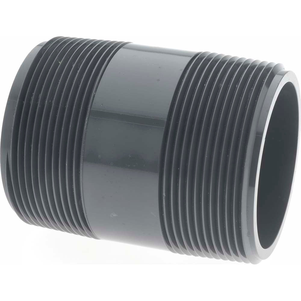 Value Collection 887-030 2" Pipe, 3" Long PVC Threaded Plastic Pipe Nipple