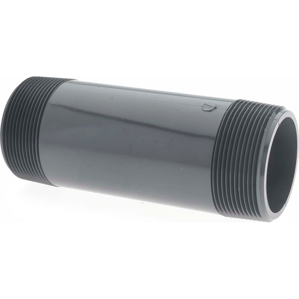 Value Collection 887-060 2" Pipe, 6" Long PVC Threaded Plastic Pipe Nipple